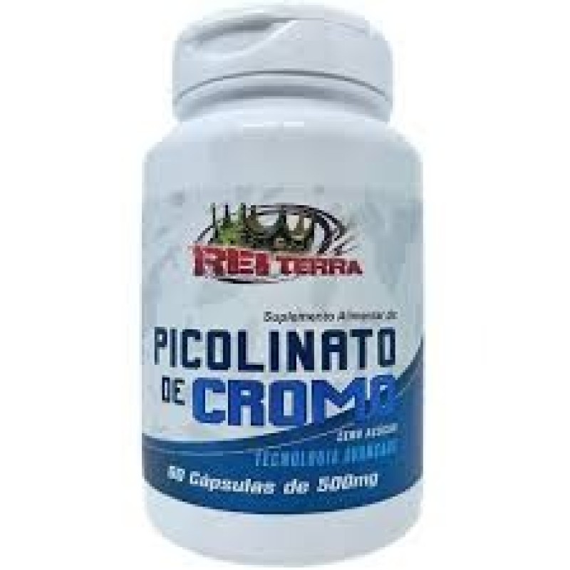 PICOLINATO DE CROMO - 60 CAPS - 500MG - REI TERRA