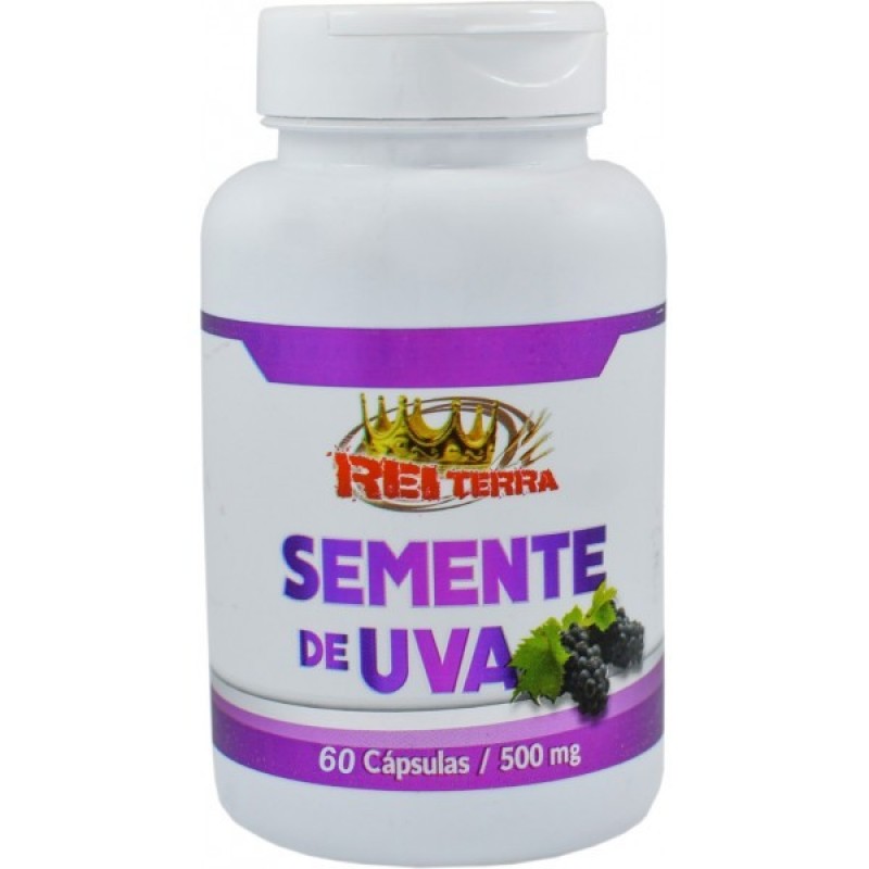 SEMENTE DE UVA 60 CAPS 500 MG - REI TERRA