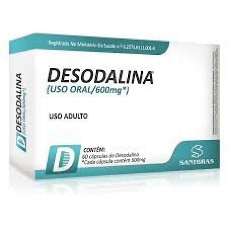 DESODALINA 60 CÁPS - 600MG