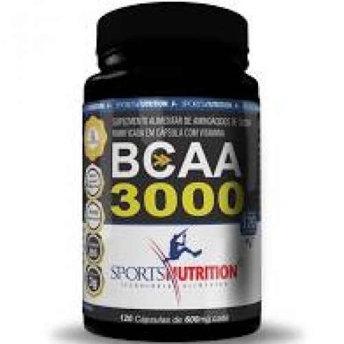 BCAA 3000 - 120 CAPS SPORTS NUTRITION
