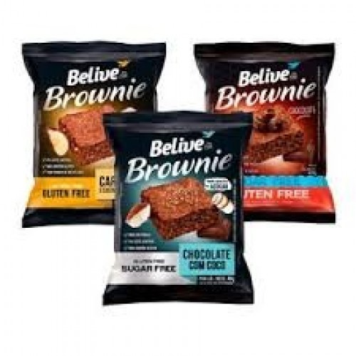 BROWNIE BELIVE 40 G SABORES