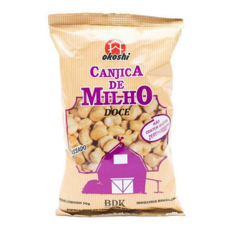 CANJICA DE MILHO COM AÇUCAR ORGANICO OKOSHI