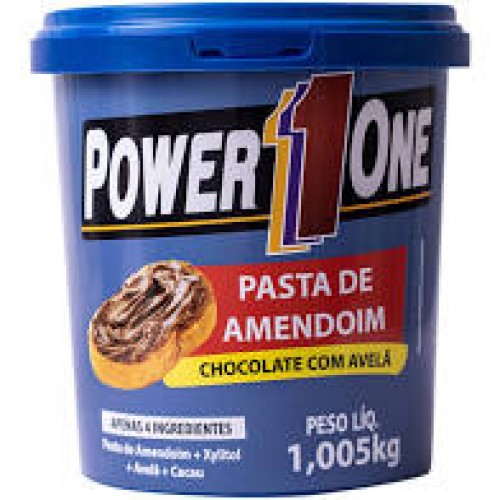 PASTA DE AMENDOIM COM AVELA 1.005 KG POWER ONE