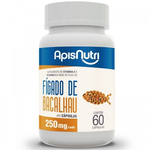 OLEO DE FIGADO DE BACALHAU - 60 CAPS -250MG - DUOM