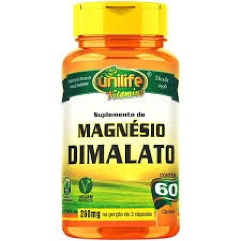 MAGNESIO DIMALATO 60 CAPS -500 MG - DUOM