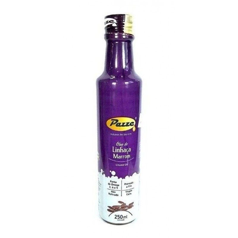 OLEO DE LINHAÇA MARROM - 250ML - PAZZE