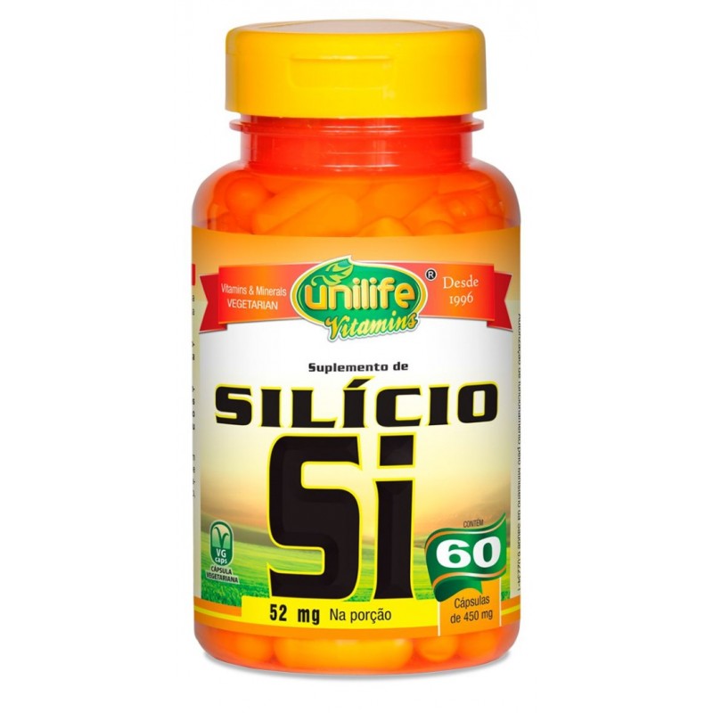 SILICIO SI - 60CAPS - 52MG - UNILIFE