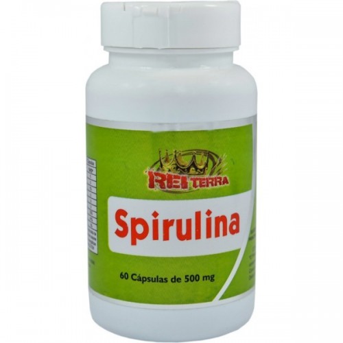 SPIRULINA - 60 CAPS - REI TERRA -500MG 