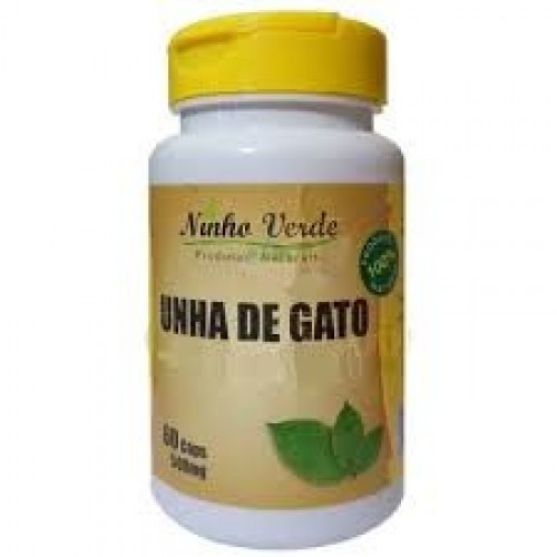 UNHA DE GATO - 60CAPS - 500MG - NINHO VERDE