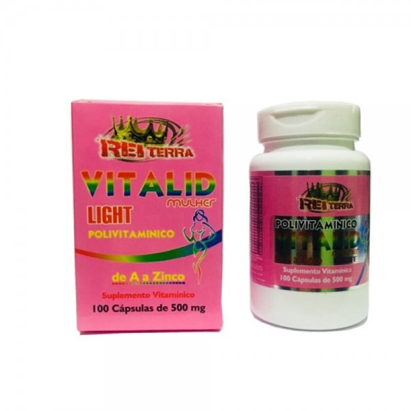 VITALID A a ZINCO - 100CAPS - 500MG - REI TERRA 