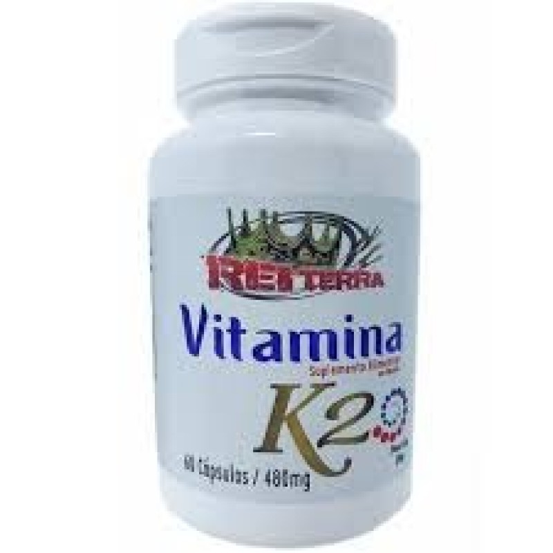 VITAMINA K2 - 60 CAPS -  480MG - REI TERRA