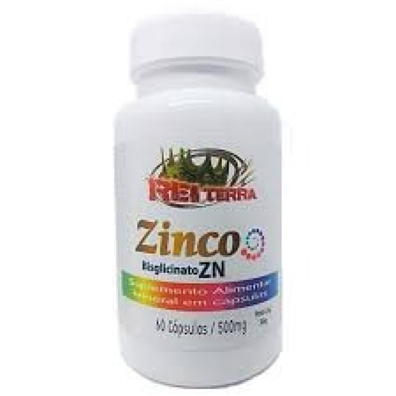 ZINCO BISGLICINATO ZN - 60 CAPS - 500MG - REI TERR...