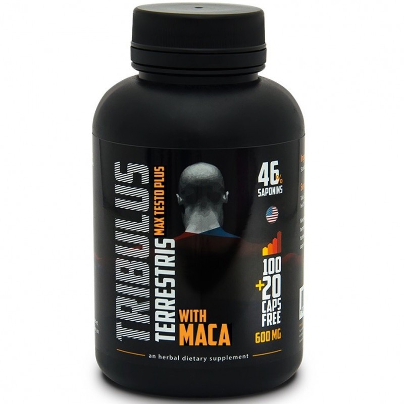 Tribulus Terrestris 500mg+Maca 100mg c/120 cáps. ...